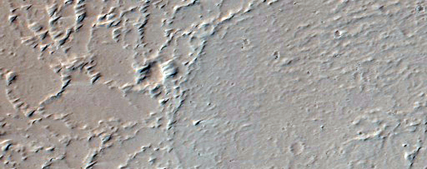 Flujos cerca de Echus Chasma