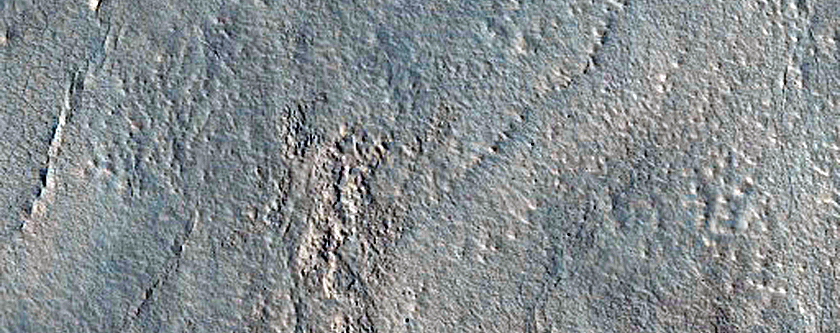 Terreno poligonale e ricoperto di fosse in Utopia Planitia