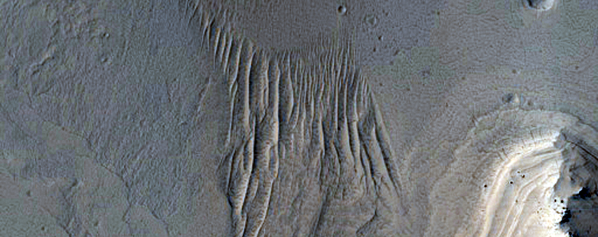 Layers in Crater in Arabia Terra