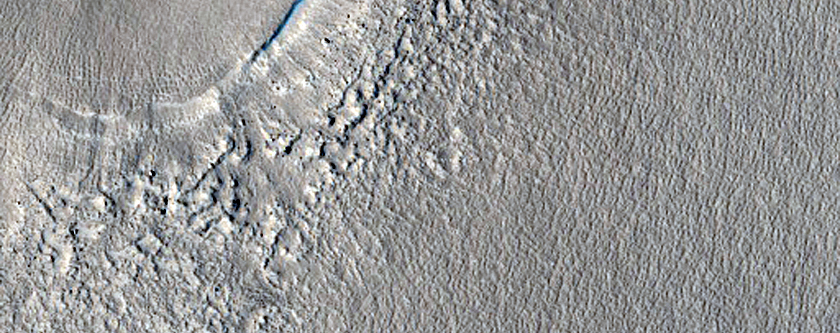 Infrared-Distinct Crater