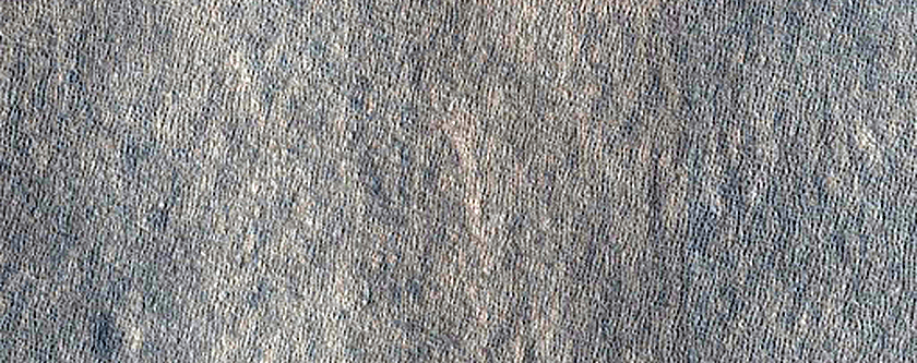 Arcadia Planitia’daki taraçalı olduğu düşünülen krater