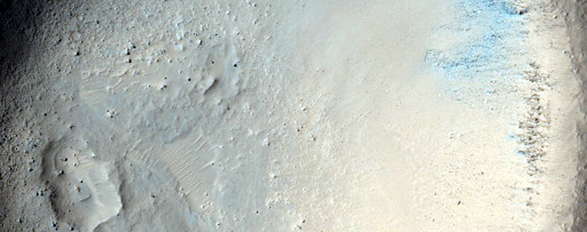 Cratre dans Isidis Planitia