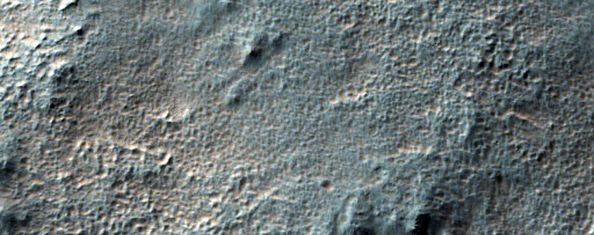 Depression East Southeast of Hale Crater and Neighboring Landforms