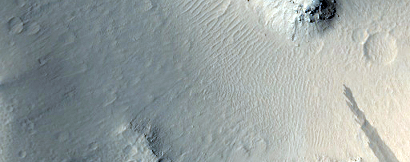 Dark Slope Streak Monitor Relative to MOC Images M21 00123 and E11 00488