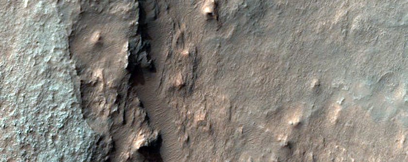 Layered Deposits North of Hellas Planitia