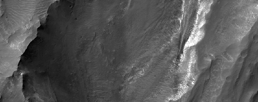 North Wall of Melas Chasma