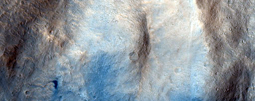 Potencial local de aterrissagem na Cratera Trouvelot
