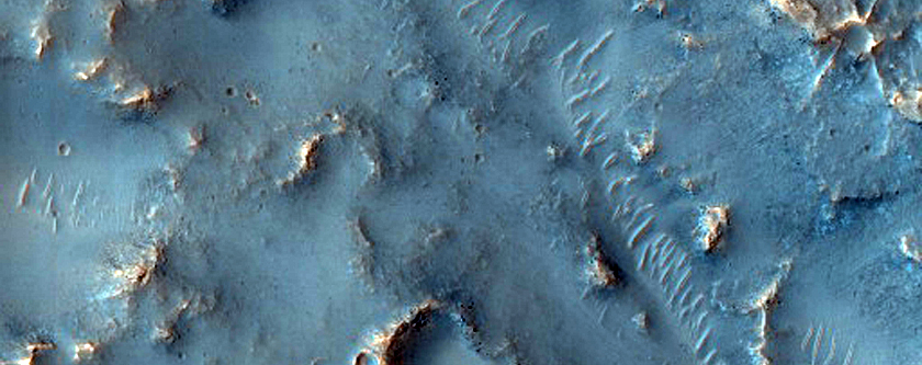 Terrain in Kasei Valles