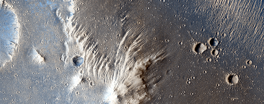 Ostrand des Pompeji Kraters