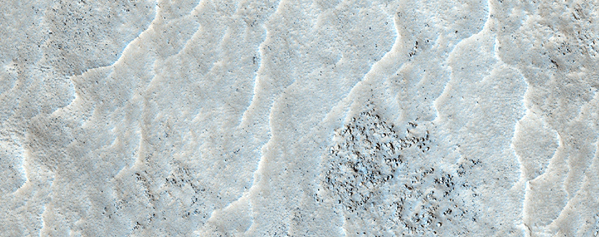 Rzeźba terenu równiny Acidalia Planitia