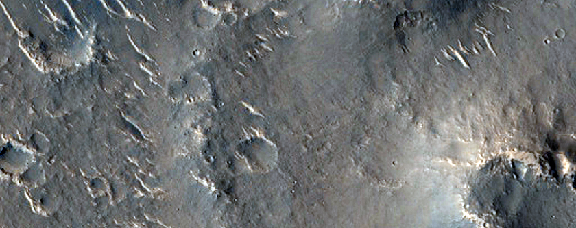 Circle of Cones in Utopia Planitia