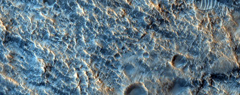 Odłamki skalne krateru Sefadu