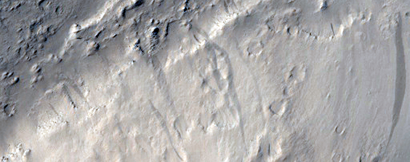Mound with Tail Near Marte Vallis