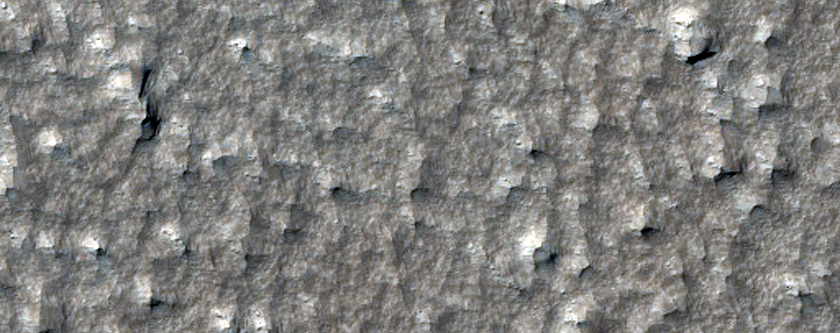 Lava Flow in Daedalia Planum