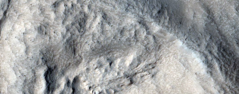 Ejecta Flow over and around Pre-Existing Obstacles