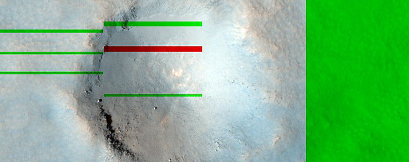 Small Pedestal Crater