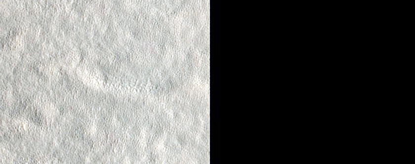Ridges along Crater Wall in Phlegra Montes