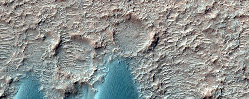 Small Dune Field in Tyrrhena Terra