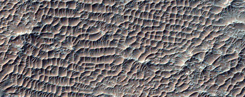 Terrain in Western Tyrrhena Terra