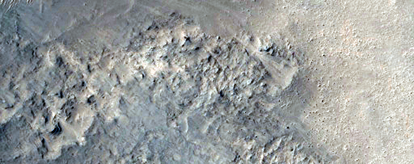 Impact Crater in Southern Isidis Planitia