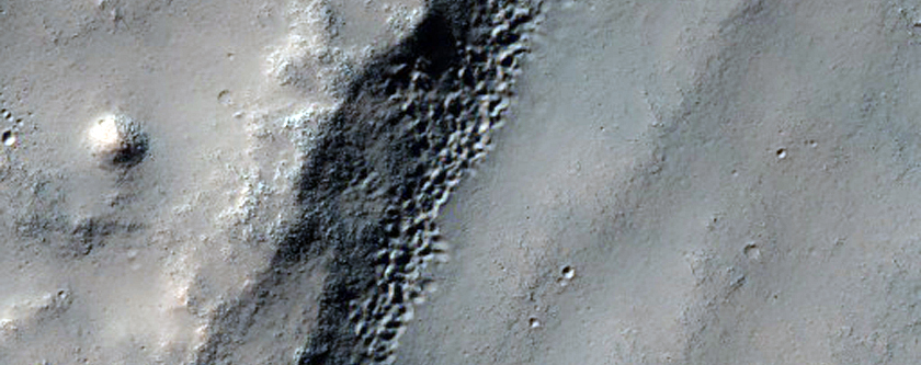 Channels North of Icaria Fossae