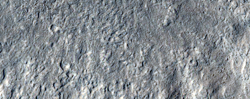 Fresh Crater with High-Standing Ejecta