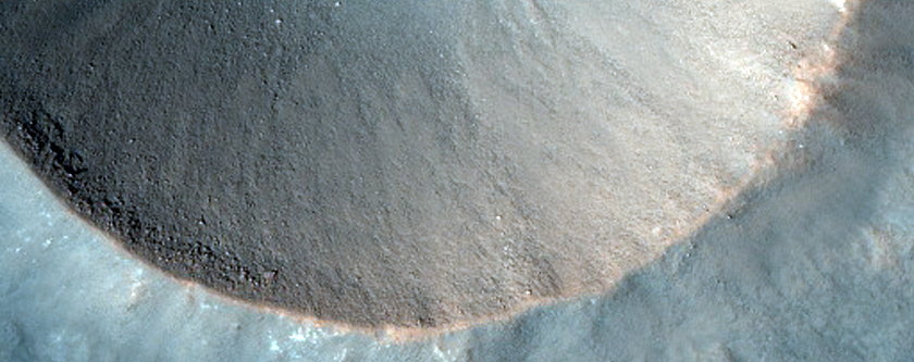 Crater on Northern Plains