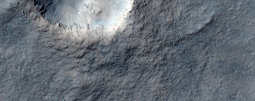 Small Rocky Impact Crater