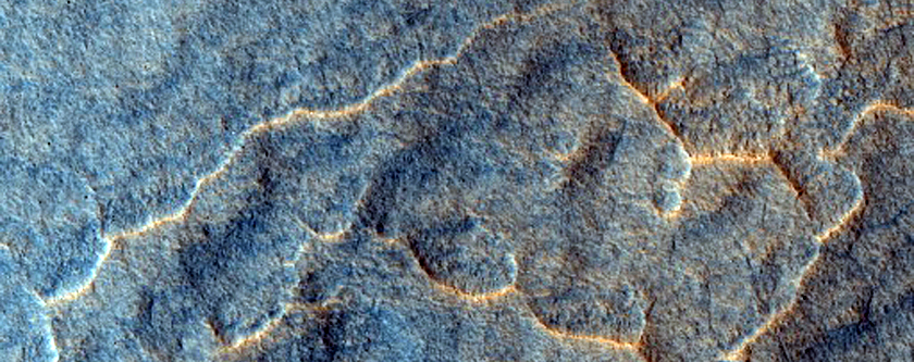 Layered Mesa in Eastern Utopia Planitia