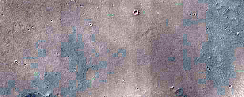 Crater with Steep Rocky Slopes