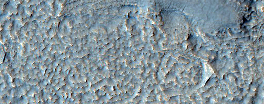 Layered Features on Mesa in Deuteronilus Mensae