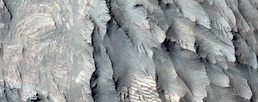 Layered Deposits in West Candor Chasma