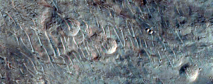 Fan on Slopes into Eos Chasm