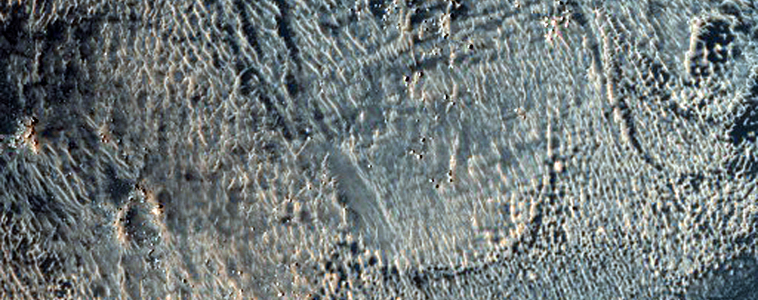 Central Peak Ring of Renaudot Crater