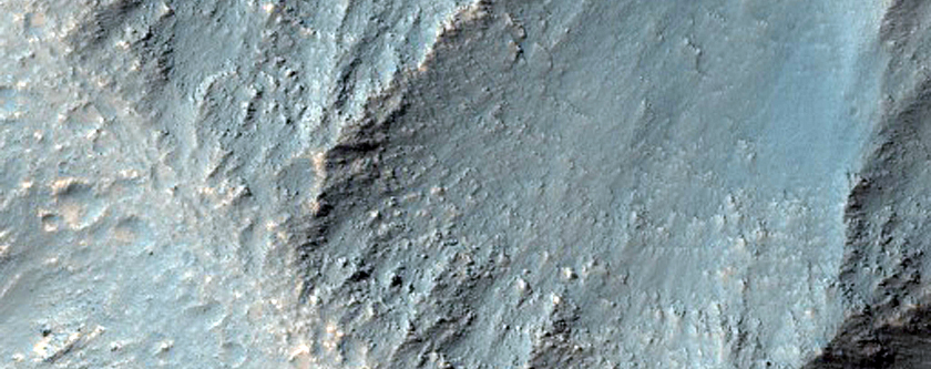 Monitor Slopes in Tithonium Chasma