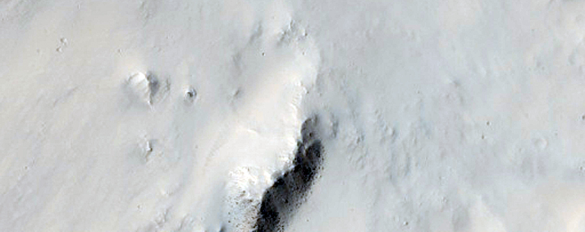 Young 10-Kilometer Diameter Crater