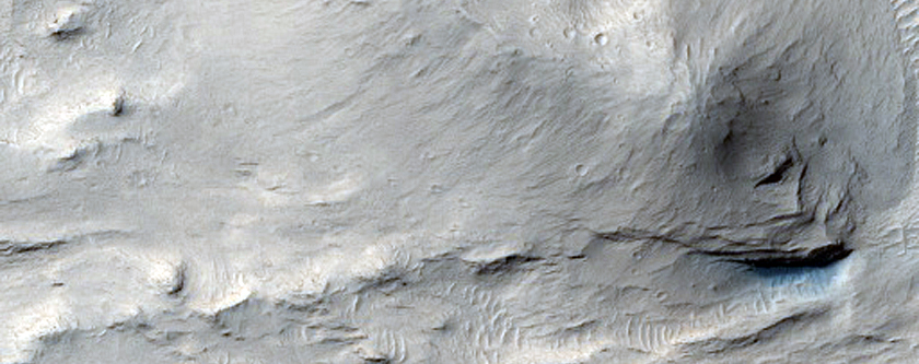 Sinuous Ridges in the Western Medusae Fossae Formation