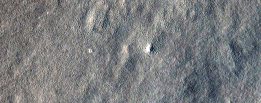 Possible Terraced Crater in Arcadia Planitia