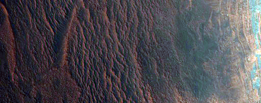 North Polar Steep Scarp and Dunes