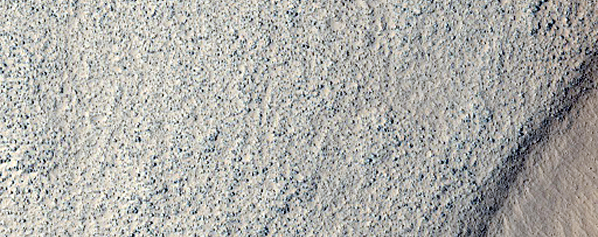 Dark Spot in Arcadia Planitia