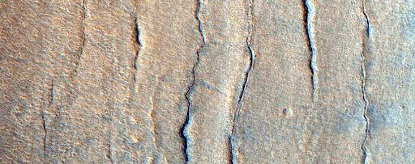Kratero en Acidalia Planitia