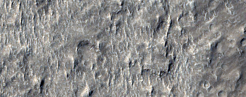 Terrain North of Gale Crater