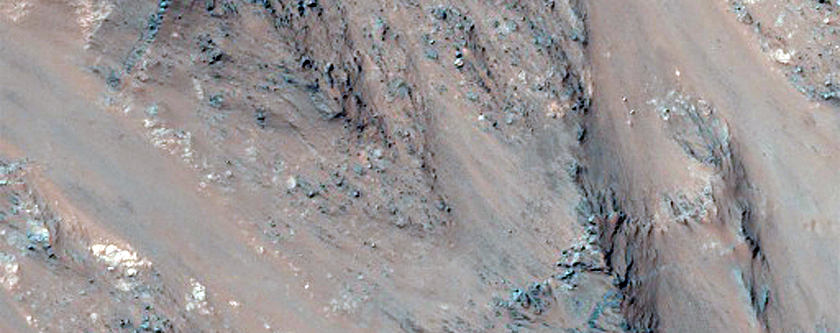 Steep Slopes in Capri Chasma