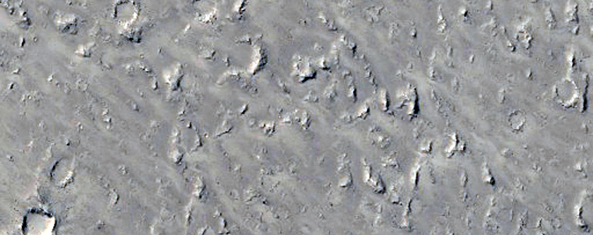 Lava Flow in Daedalia Planum