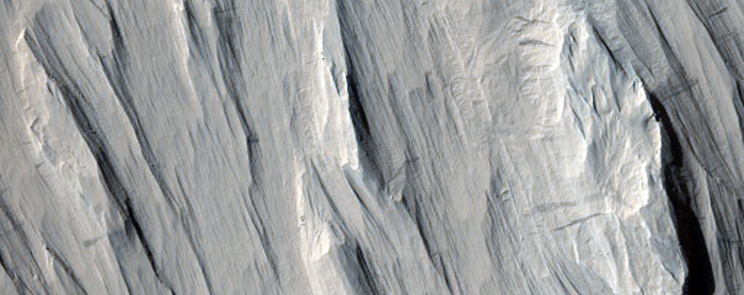 Crater Near Eumenides Dorsum