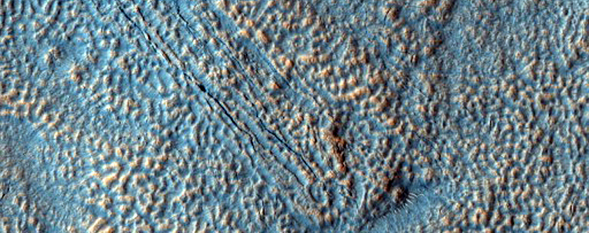 Mid-Latitude Crater