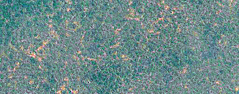 High-Latitude Icy Crater