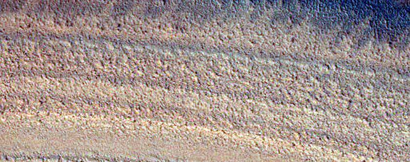 Unconformity in North Polar Terrain