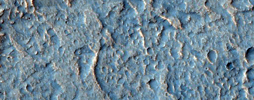 Lava Textures inside Kasei Valles