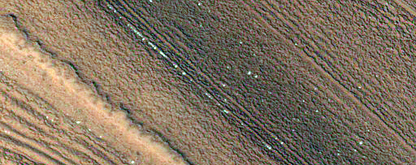 Potential Pits on North Polar Layered Deposits
